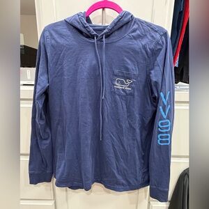 Vineyard Vines Women’s  Navy Hoodie with Logo